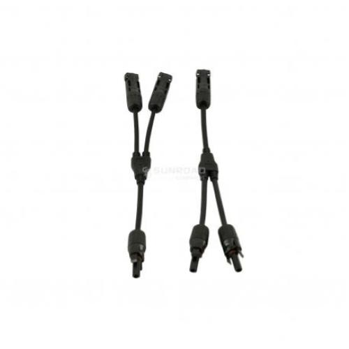 CABLAGGIO MC4 PER PANNELLO SOLARE 2 INGRESSI