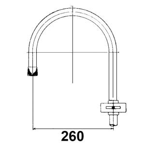 SCALETTA CURVA 26 ALLUMINIO 5 GRADINI