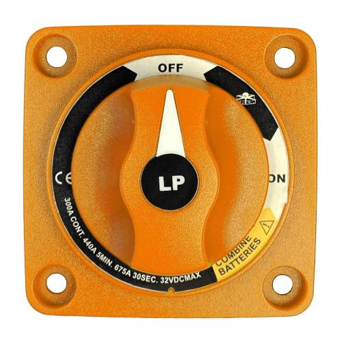 STACCA BATTERIA 3 POSIZIONI CON MANOPOLA FISSA MINI FUNZIONE COMBINE