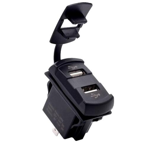 PRESA 2 USB DA INCASSO SIMIL INTERRUTTORE