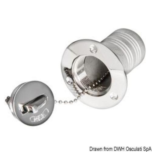 TAPPO IMBARCO ACQUA Ø38 OTTONE CROMATO
