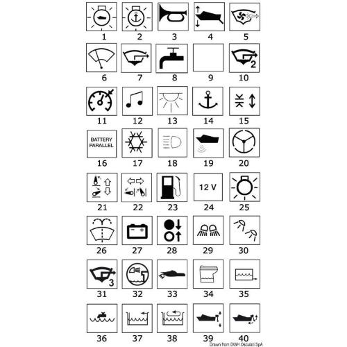 BASCULA PER PULSANTI E INTERRUTTORI CARLING CONTURA FRIGORIFERO