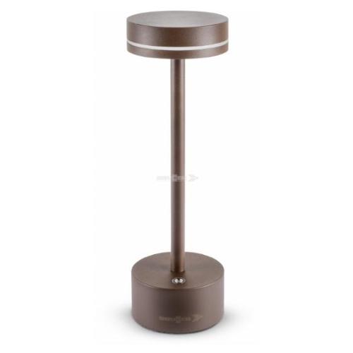 LAMPADA DA TAVOLO LED FARO MARRONE 0720049N.C02