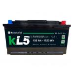 BATTERIA LITIO LiFePo4 PER SERVIZI 150A KL5 CON BMS INTEGRATO E CONNESSIONE BLUETOOTH