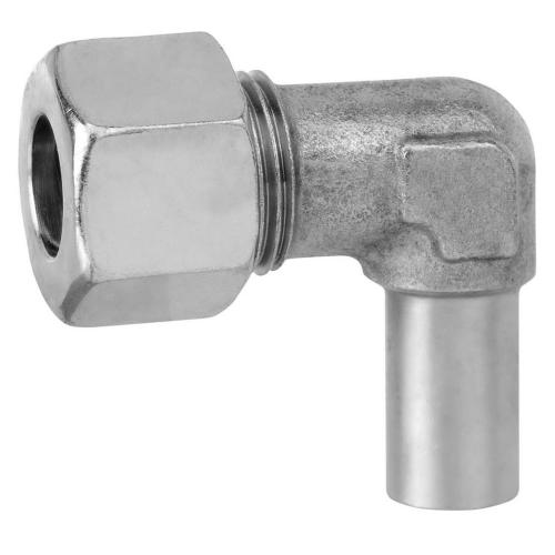 RACCORDO 90° ACCIAIO FEMMINA 8MM MASCHIO 8MM