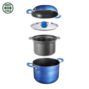 POPOTE SET DI PENTOLE SKIPPER 4+1 DIAMETRO 22CM 0806008N