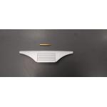 MANIGLIA PER PENSILI E ANTINE IN ABS V631 FIN.ALLUMINIO