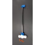 RUBINETTO IN LINEA ATTACCHI RAPIDI 12MM CON ASTA 230MM