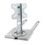 SUPPORTO PORTATELEVISORE TV SCORREVOLE DA PIANO ORIENTABILE 