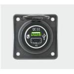 PRESA DOPPIA USB-A 3A + USB-C 3A BMP2USBC