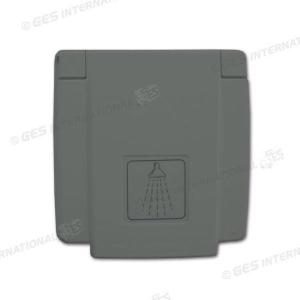 PRESA ESTERNA ACQUA CON MISCELATORE TUBO 200MM ATT. JHON GUEST 12MM GRIGIA