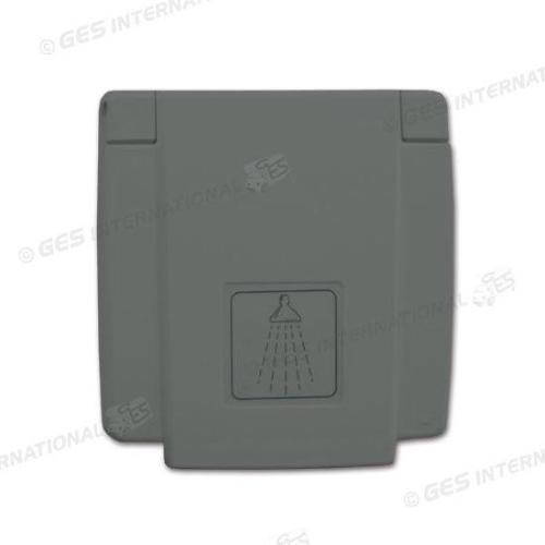 PRESA ESTERNA ACQUA CON MISCELATORE TUBO 200MM ATT. JHON GUEST 12MM GRIGIA