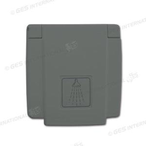 PRESA ESTERNA ACQUA CON MISCELATORE TUBO 150MM ATT. JHON GUEST 12MM GRIGIA