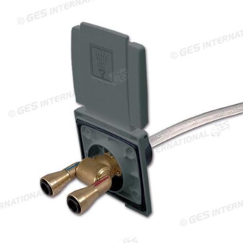 PRESA ESTERNA ACQUA CON MISCELATORE TUBO 150MM ATT. JHON GUEST 12MM GRIGIA