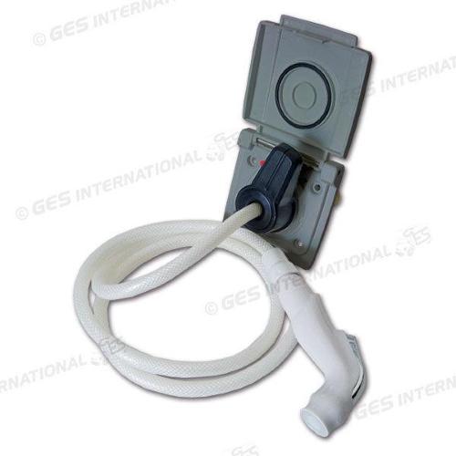 PRESA ESTERNA ACQUA CON MISCELATORE TUBO 150MM ATT. JHON GUEST 12MM GRIGIA