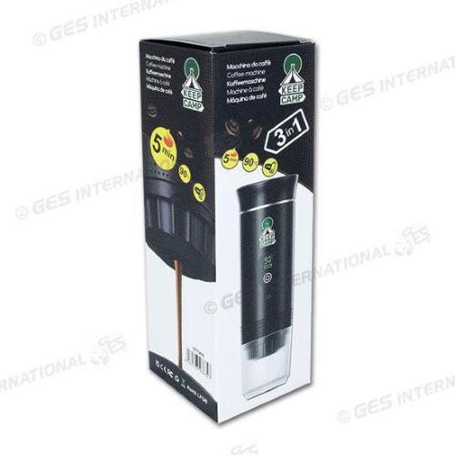 MACCHINA CAFFE' ESPRESSO PORTATILE RICARICABILE USB KEEP CAMP