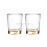 CONFEZIONE 2 BICCHIERI 30 CL MULTIGLASS COLOR ARANCIO 0830188N.C11