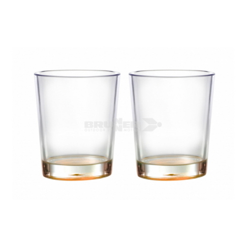 CONFEZIONE 2 BICCHIERI 30 CL MULTIGLASS COLOR ARANCIO 0830188N.C11