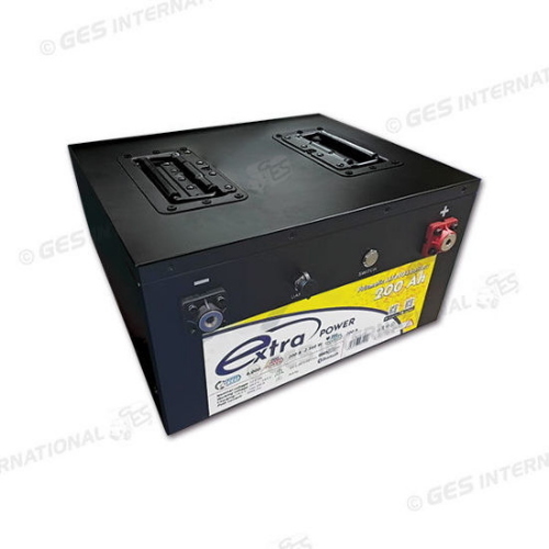 BATTERIA LITIO LiFePo4 PER SERVIZI 200A EXTRA CON BMS INTEGRATO E CONNESSIONE BLUETOOTH